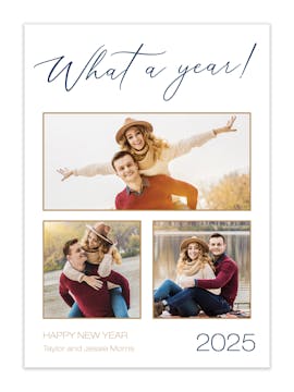 What A Year! Holiday Photo Card