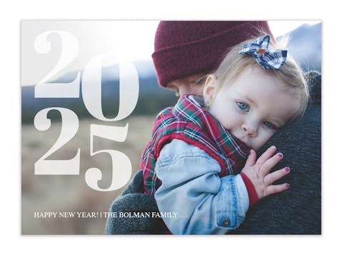 Dream Year Holiday Photo Card
