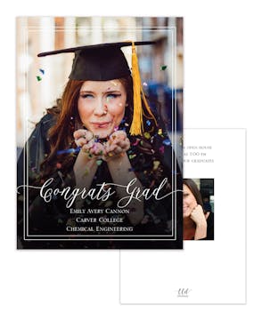Congrats Grad Photo Announcement/Invitation