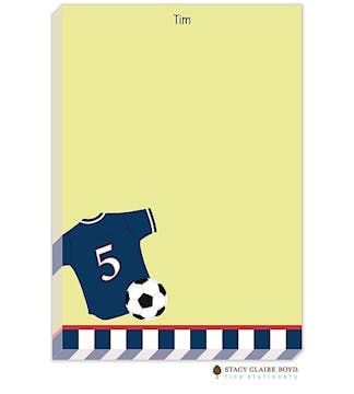 Soccer Jersey Notepad