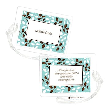 In The Breeze - Blue Luggage Tag