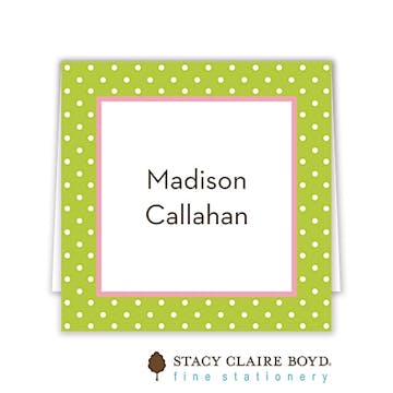 You're Invited Pink Folded Calling Card 