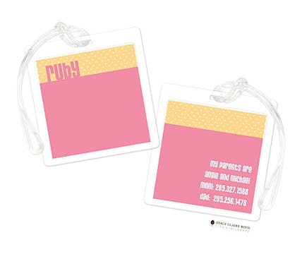 Party Girl Luggage Tag