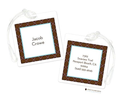 Youre Invited Chocolate Luggage Tag
