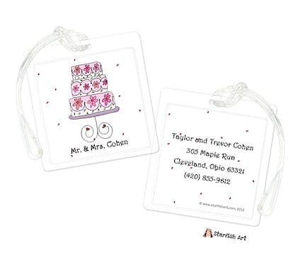 Personalized Character Cake Topper Square ID Tag