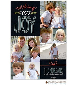 Joy Wrapped Wishes Flat Photo Card