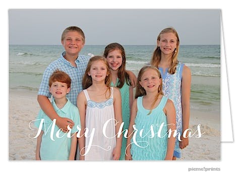 Merry Christmas! Holiday Folded Photo Card