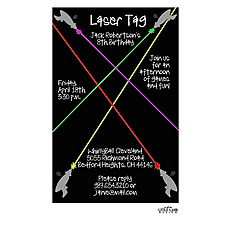 : Laser Tag Invitation