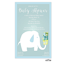 : Baby Elephant Invitation