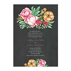 : Elegant Bouquet Invitation