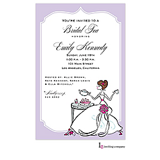 Bridal shower invitation: Tea Bride Invitation