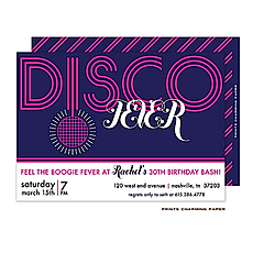 : Disco Fever Invitation